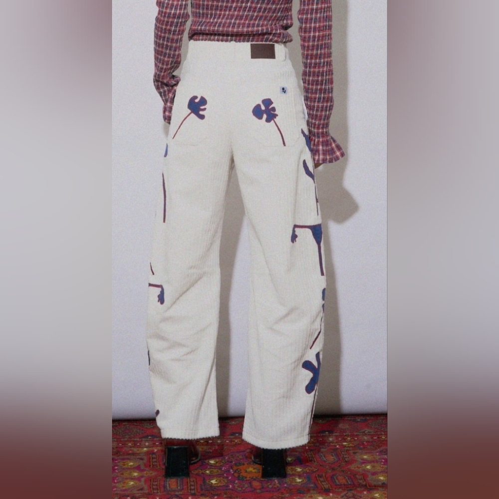 Anthropologie Velvet Pants - Picture 3 of 8